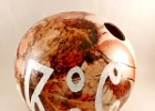 Inschallah - Planet 148 - Folienbrand mit Inkrustation, 2025